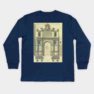 Five Orders of Architecture by Vignola Kids Long Sleeve T-Shirt